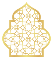 The Dome with Rectangle Circle Gold Gradient with Islamic Pattern Oriental Style Islamic Frame Arches with Modern Boho Mosque Dome for Door png