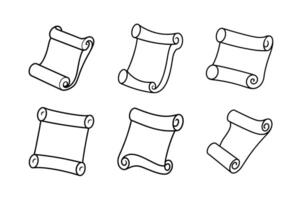 Baroque Scrolls Ornaments Vectors Collection