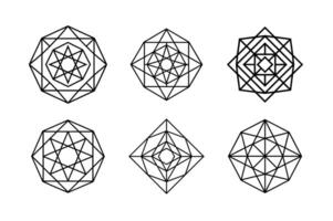 Elegant Geometric Patterns Vectors Pack