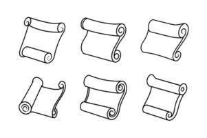 Artistic Scrolls Ornament Vectors Elements for Branding