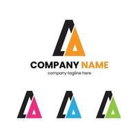 AA monogram design vector