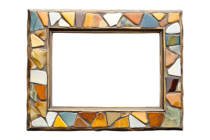Decorative mosaic frame home image studio close-up png