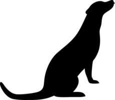 Mongoose Silhouette Illustration for Wildlife and Design vector