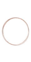 Simple Beige Circular Shape with Transparent Background png