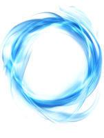 Abstract Light Blue Circular Design Element with Transparent Background png