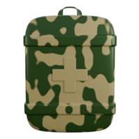 Fully Equipped Medical Kit Bag 3D Model for Emergency Response Teams. png