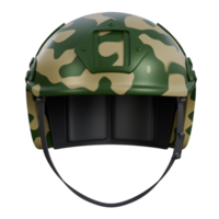 Tactical Soldier Helmet 3D Illustration with Camouflage for Battlefield Use, 3d illustration of the military helmet with camouflage color, green and brown color png