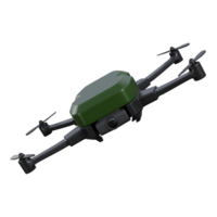 3D Military Drone Eye for Spying, 3d illustration of drone or military drone, It has green and black color png