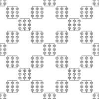 Blockchain Technology with Nine Blocks linear seamless pattern vector