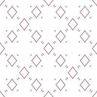 Diamonds Playing Card Suit simple thin line seamless pattern vector
