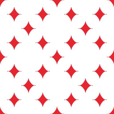 Diamonds Card Suit minimal solid red seamless pattern or background
