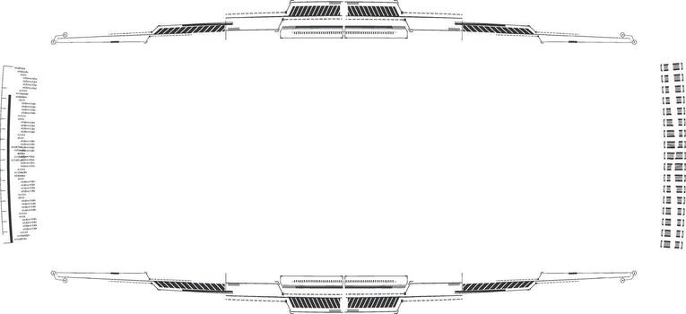 Creative digital design featuring abstract geometric shapes and lines on a minimalist white background. vector