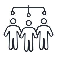 Belonging icons isolated on White Background. Flat style design vector