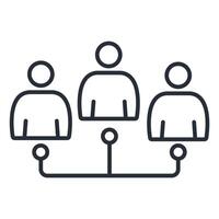 Reciprocity icons isolated on White Background. Flat style design vector
