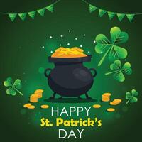 st patrick day background vector