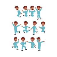 Happy Little Boy Set vector