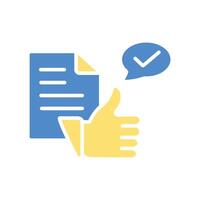accept icon. Editable stroke.linear style sign for use web design,logo.Symbol illustration. vector