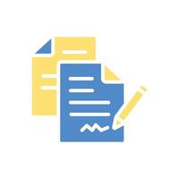 Agreement icon. Editable stroke.linear style sign for use web design,logo.Symbol illustration. vector