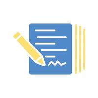 signature icon. Editable stroke.linear style sign for use web design,logo.Symbol illustration. vector