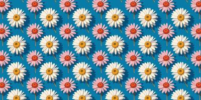 floral patterns, crysanthemum multi color illustration for background design. vector