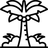 Coconut Tree Icon vector
