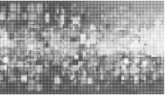 Square rectangle halftone pattern