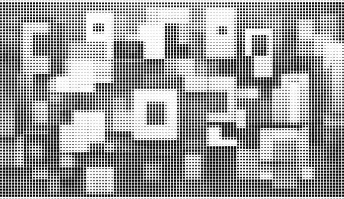 abstract square halftone pattens