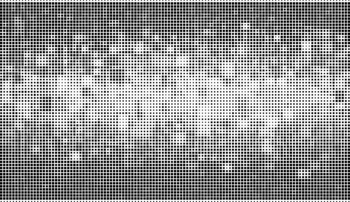 Small square pixel halftone patterns