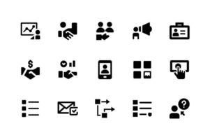 Minimalistic yet effective online network symbols for branding vector