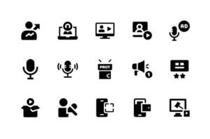 Stylish and functional symbols collection for creative projects vector