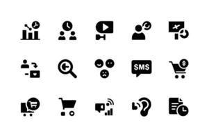 Modern social network icons for professional business branding vector