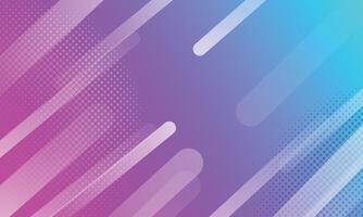 Pink and blue banner background with geometric shapes lines vector