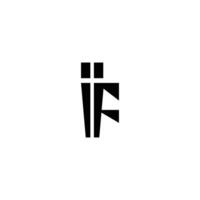 IF FI Luxury Logo for Premium and High-End Branding vector