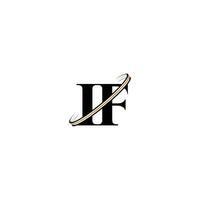 IF FI High Quality Logo Design for Professional Brands vector