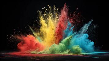 Chromatic Burst, color burst background photo