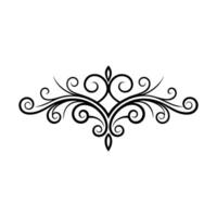 Monochromatic design characterized by swirling motifs, blending simplicity with complexity in a captivating manner design elements illustration vector