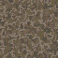 Seamless camo pattern. Halftone dots background. Dark brown color. Abstract texture for print on fabric and textile vector