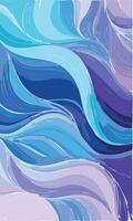 A night sky with a gradient from deep blue to soft purple vector