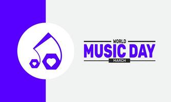 Celebrate the global rhythm of World Music Day with diverse instruments and melodies uniting cultures. A perfect visual for music festivals, events, or artistic expressions of sound. vector