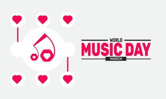 World Music Day brings together a mix of sounds from all corners of the world. Celebrate this musical journey with vibrant visuals that capture the essence of music as a universal language. vector