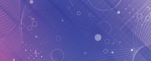 Geometric shapes background. Modern particle technology abstract background vector