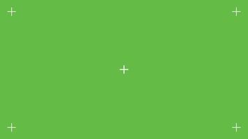 Green Screen Background with Tracking Markers vector