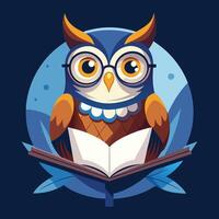 Charming Owl Sketch with Fun Expressions vector