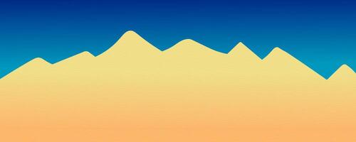 abstract sand mountain background vector