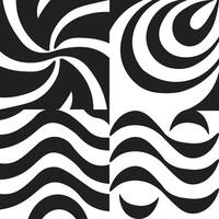 small set of illusion ornaments with vortex vector