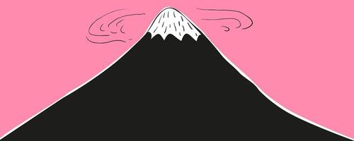abstract background with mountain vector