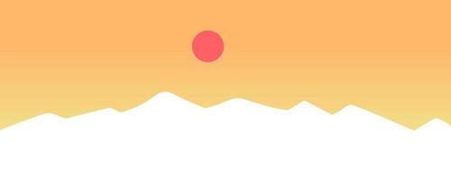 abstract white desert background vector