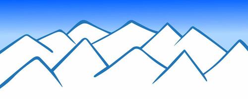 white ice horizontal background vector