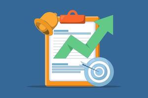 Effective project task management concept and time planning tool. project development. Task organizer, daily planner. Project management tool, productivity online platform. Simple illustration. vector