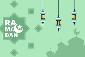 Ramadan Kareem Concept. Creative Ramadan Kareem Design. Poster banner, social media post, postcard, background, greeting card, template, backdrop, web banner design etc. simple cartoon. vector